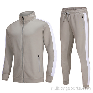 Aangepaste mannen training trainingen pakken set groothandel tracksuit